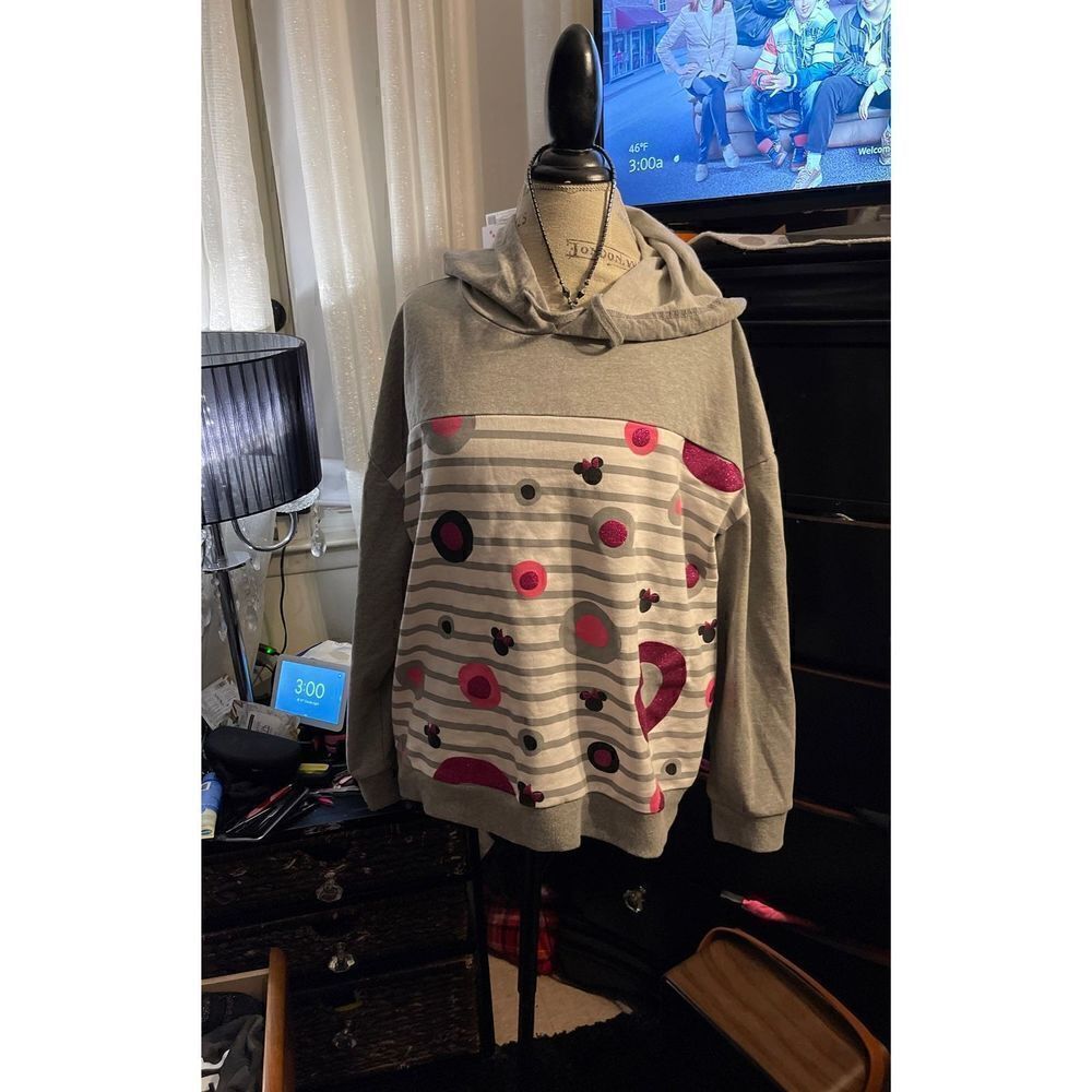 DISNEY PARKS MINNIE MOUSE HOODIE xxl/2xl